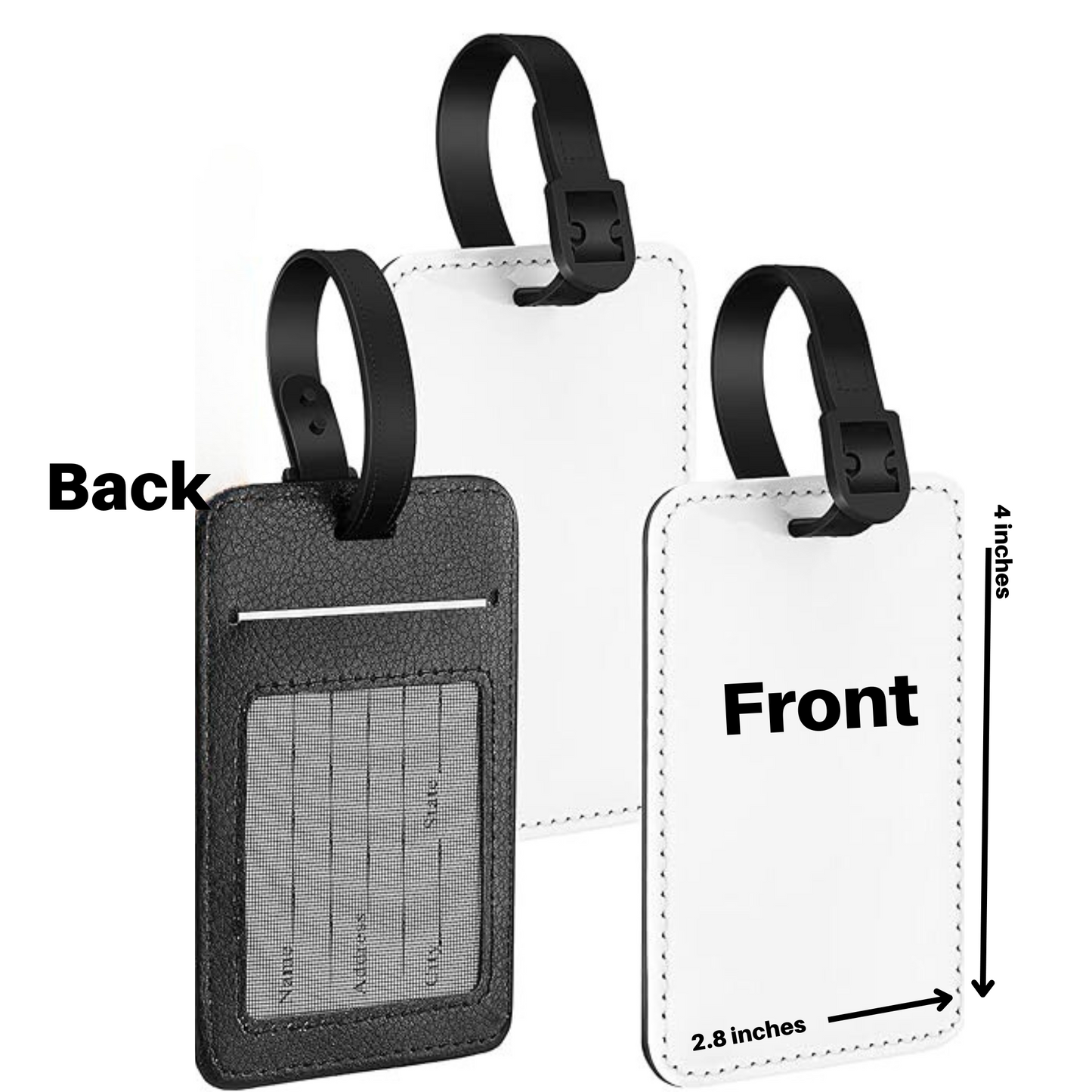 Custom Photo luggage tag