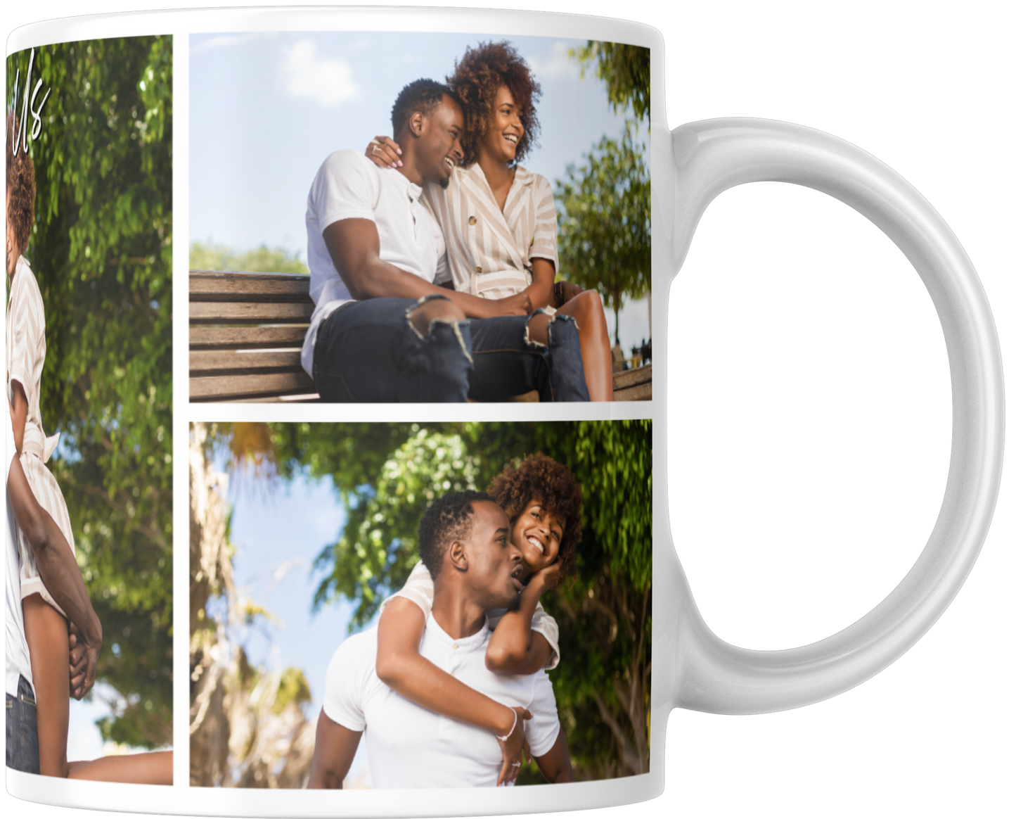 Custom photo mug