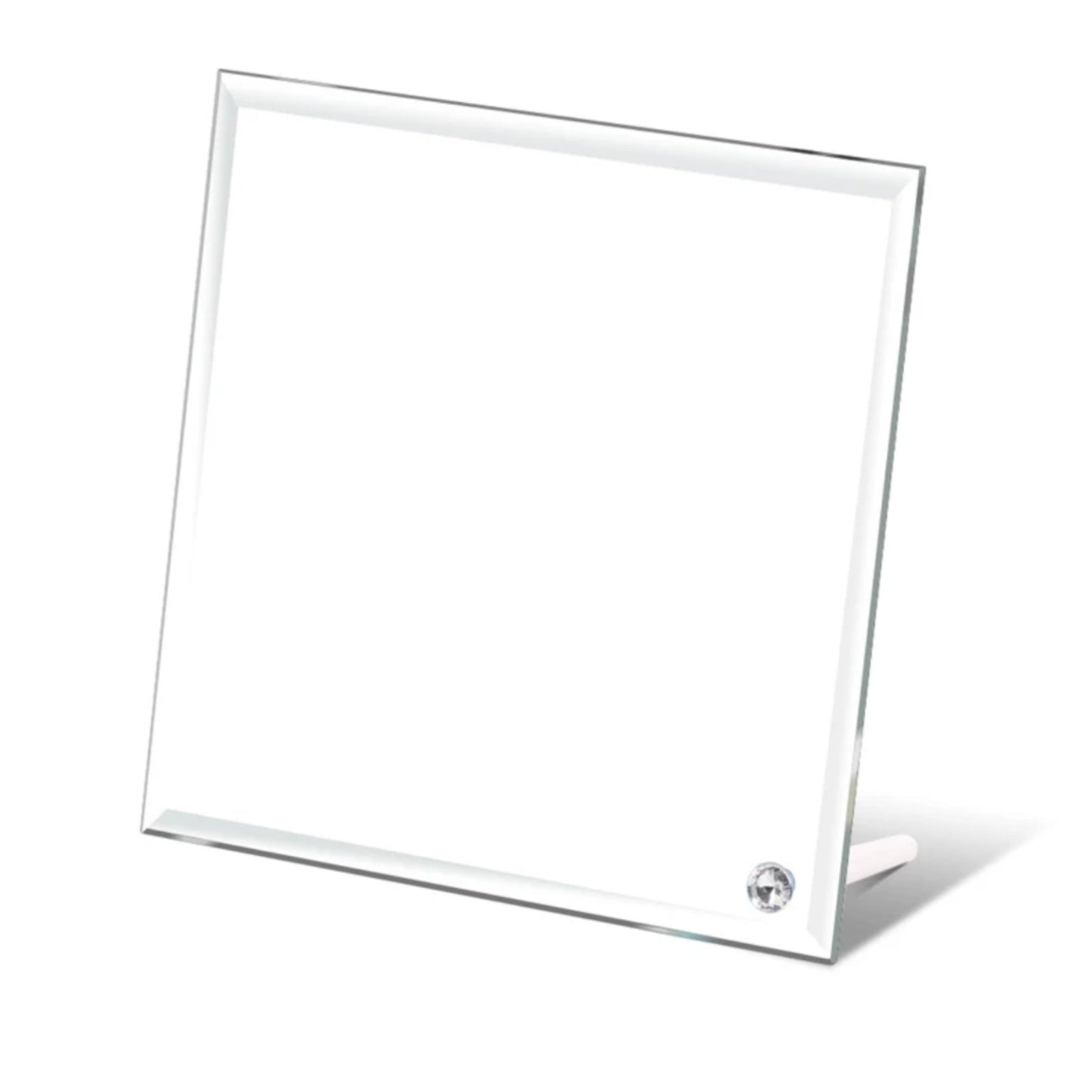 Beveled Glass Photo Display with easel
