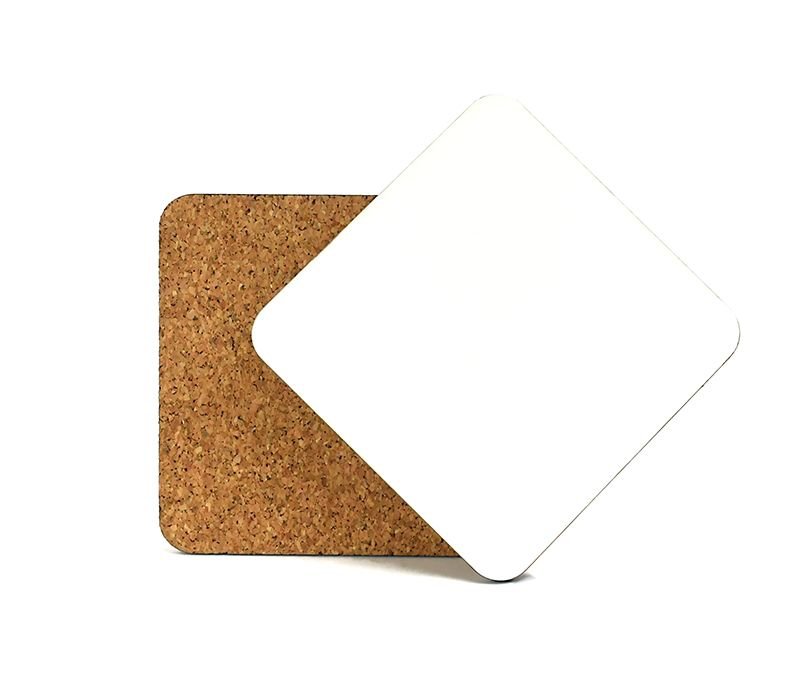 Vertical design with title photo coaster