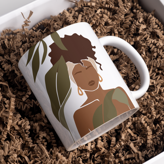 Classy Boho Woman mug