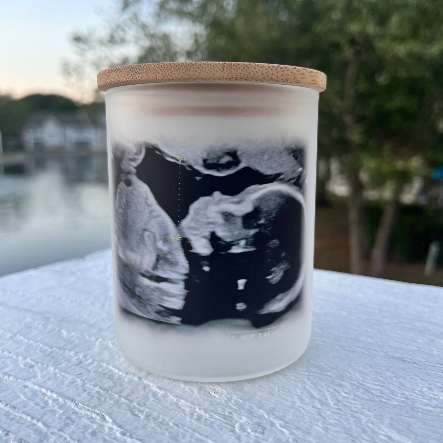 Baby Announcement Candle Jar