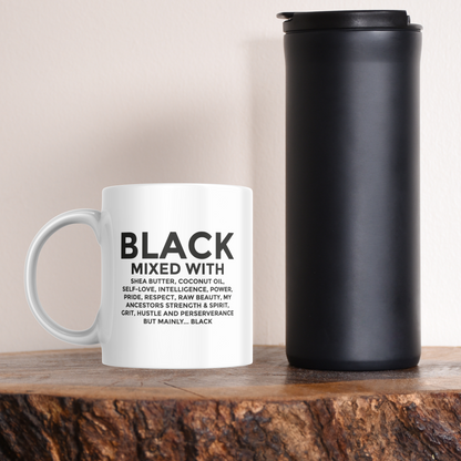 Black Mixed With mug