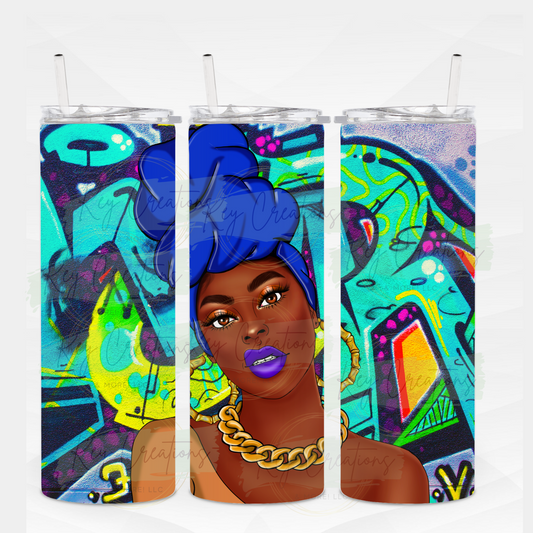 Ke-Ke Graffiti tumbler