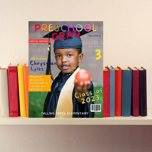 Preschool Grad Magazine Panel